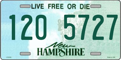 NH license plate 1205727