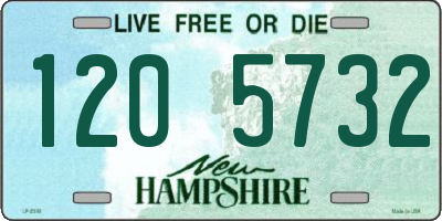 NH license plate 1205732