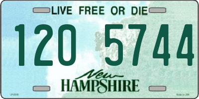 NH license plate 1205744