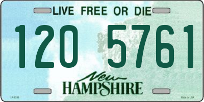 NH license plate 1205761