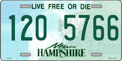 NH license plate 1205766