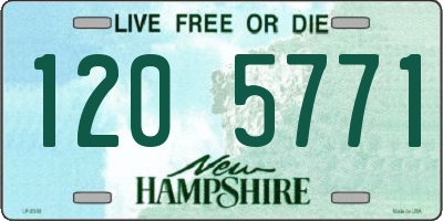 NH license plate 1205771