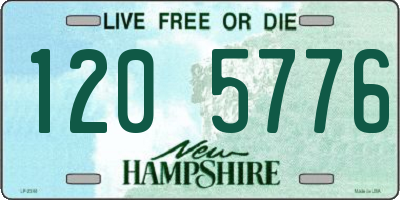 NH license plate 1205776