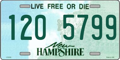 NH license plate 1205799