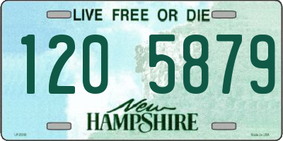 NH license plate 1205879