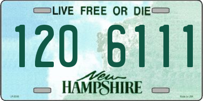NH license plate 1206111
