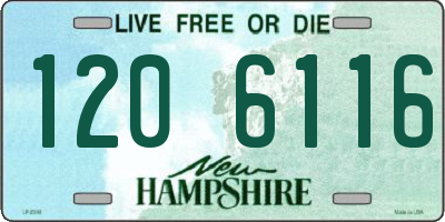 NH license plate 1206116