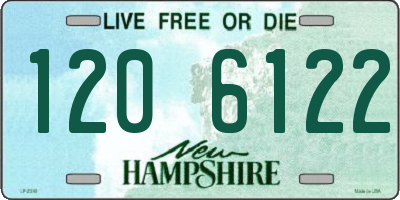 NH license plate 1206122