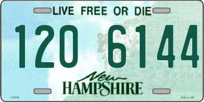 NH license plate 1206144