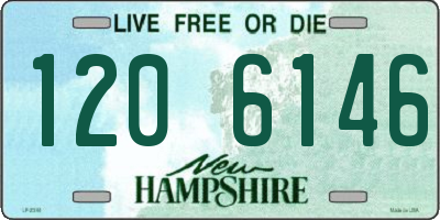 NH license plate 1206146