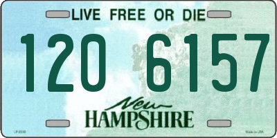 NH license plate 1206157