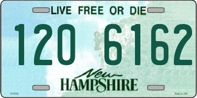 NH license plate 1206162