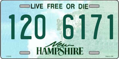 NH license plate 1206171