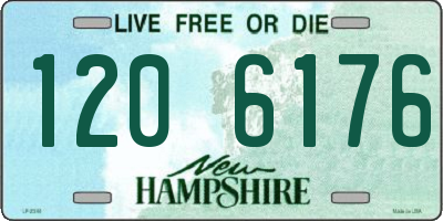NH license plate 1206176