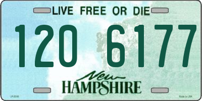 NH license plate 1206177