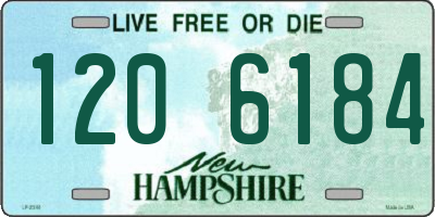 NH license plate 1206184