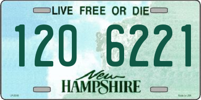 NH license plate 1206221
