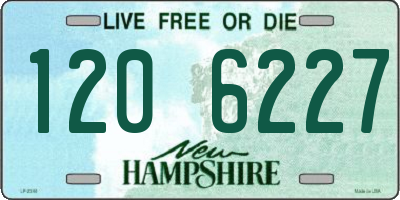 NH license plate 1206227