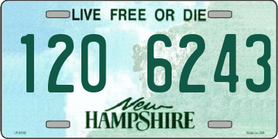 NH license plate 1206243