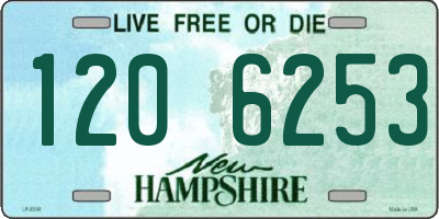 NH license plate 1206253