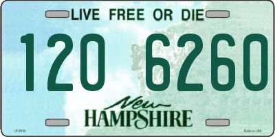 NH license plate 1206260