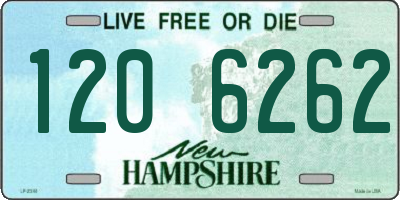 NH license plate 1206262