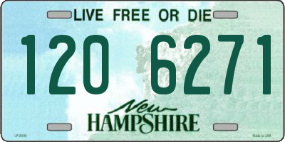 NH license plate 1206271