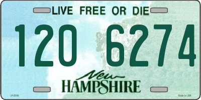 NH license plate 1206274