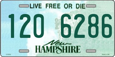 NH license plate 1206286