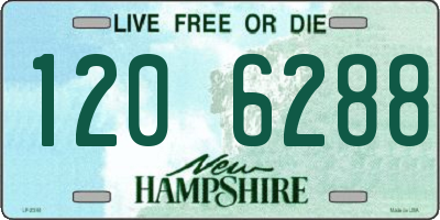 NH license plate 1206288
