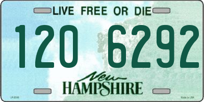 NH license plate 1206292