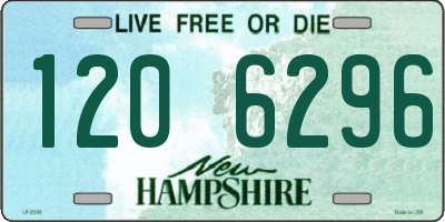 NH license plate 1206296