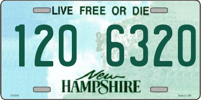 NH license plate 1206320