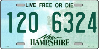 NH license plate 1206324