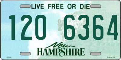 NH license plate 1206364