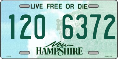 NH license plate 1206372