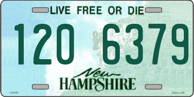 NH license plate 1206379