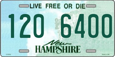 NH license plate 1206400