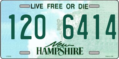 NH license plate 1206414