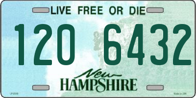 NH license plate 1206432