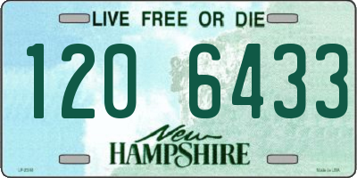 NH license plate 1206433