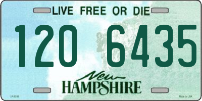NH license plate 1206435