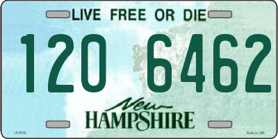 NH license plate 1206462