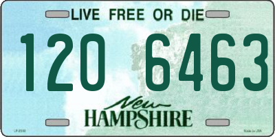 NH license plate 1206463