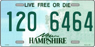 NH license plate 1206464