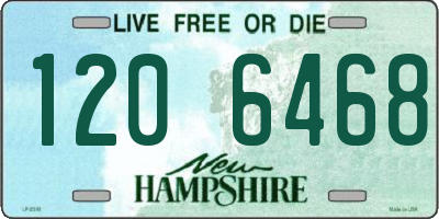 NH license plate 1206468