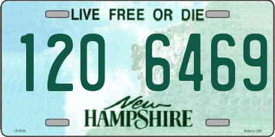 NH license plate 1206469
