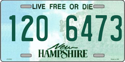 NH license plate 1206473
