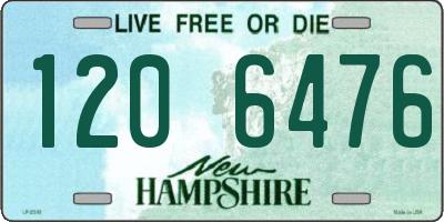 NH license plate 1206476