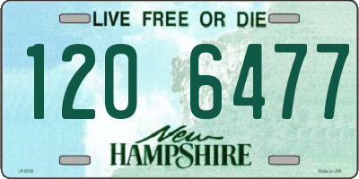 NH license plate 1206477